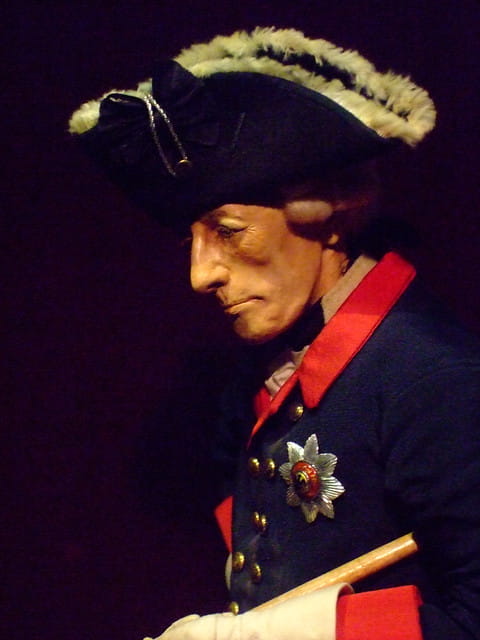 Portrait of Frederick II Holy Roman Emperor known for studying birds including owls