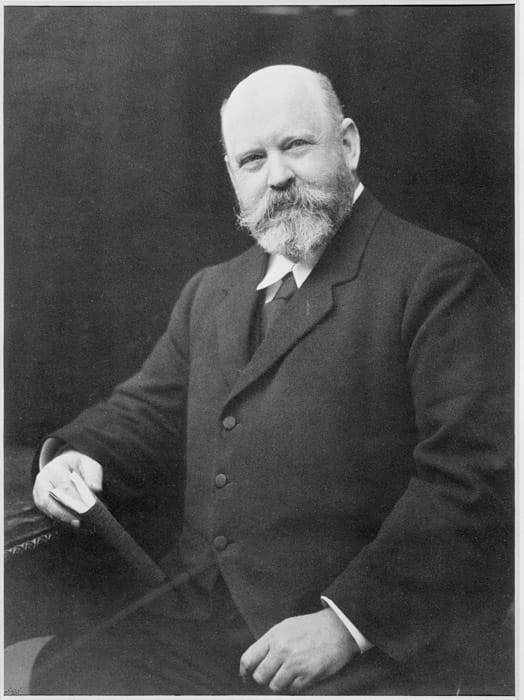 Portrait of Walter Rothschild zoologist known for collecting and studying birds including owls